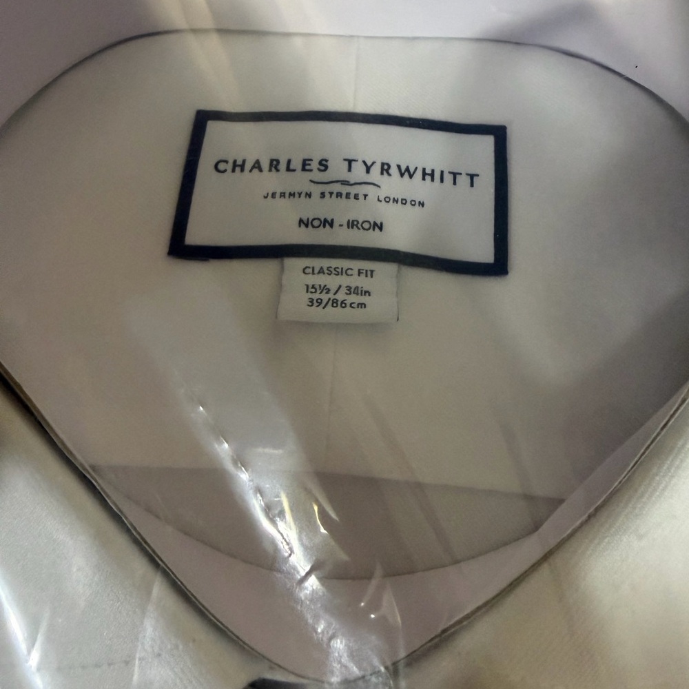 Charles Tyrwhitt Ivory Button-Up Shirt